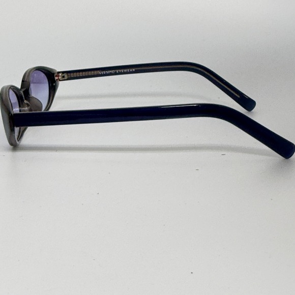 Versino Eyewear N864 Blue Oval‎ Sunglasses Purple Gradient Lens 49-18-140 21616 main image 6